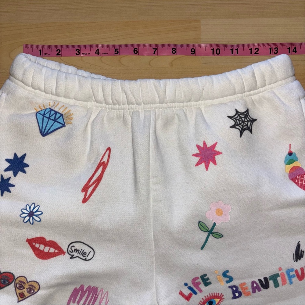 Mayfair x iscreamcolour Somebody Loves You Sweatshorts XS Revolve Streetwear - Picture 8 of 12